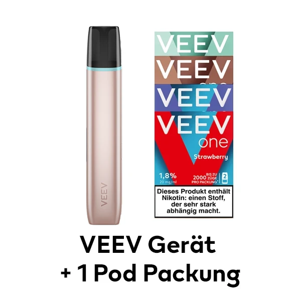 VEEV Aktion Luscious Pink Device + Pod